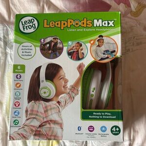 LeapFrog LeapPods Max Green Kids Headphones